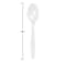 Touch Of Color Clear Plastic Spoons, 6.75", 288PK 010551 - alternate 2